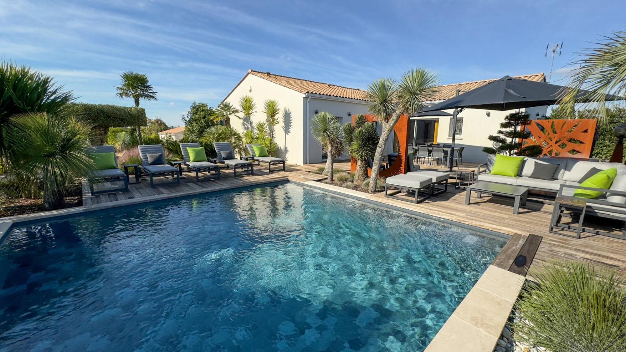 Villa Harmonie - Luxe, Jaccuzzi Et Piscine En Charente-Maritime Saint-Ciers-du-Taillon Eksteriør billede